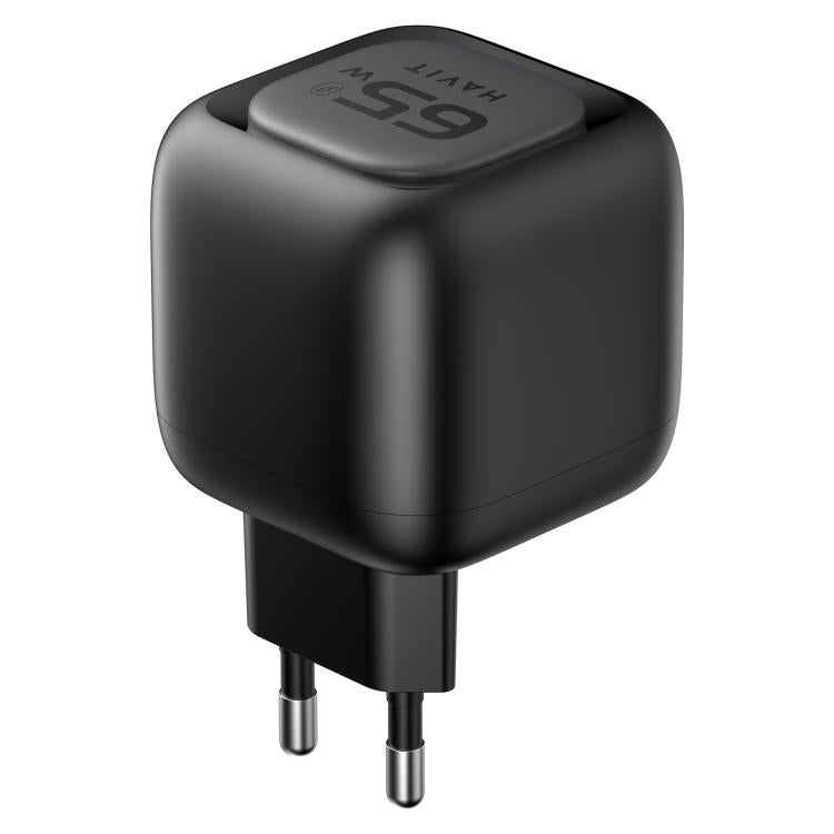 Havit UC253 65W 3 in 1 GaN Travel Charger with Type-C Retractable Cable, UC253(EU Plug)