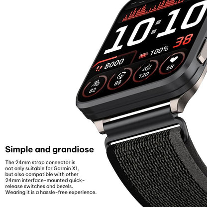 xDfind Wild Path Loop Nylon Woven Quick-release Watch Band, For Garmin Venu X1