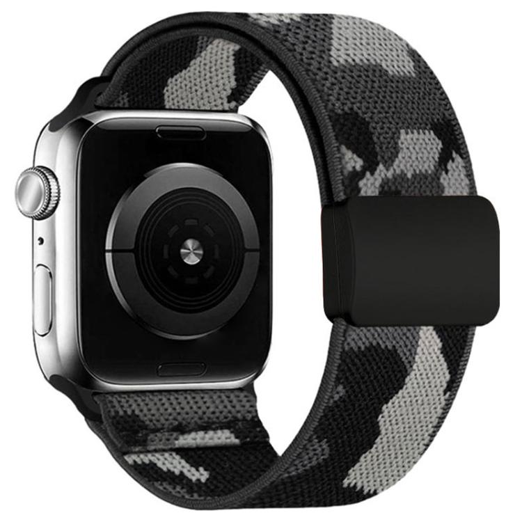 xDfind Elastic Nylon Braided Magnetic Buckle Watch Band, For Apple Watch 42 / 44 / 45 / 46 / 49mm, For Apple Watch 38 / 40 / 41 / S11 42mm