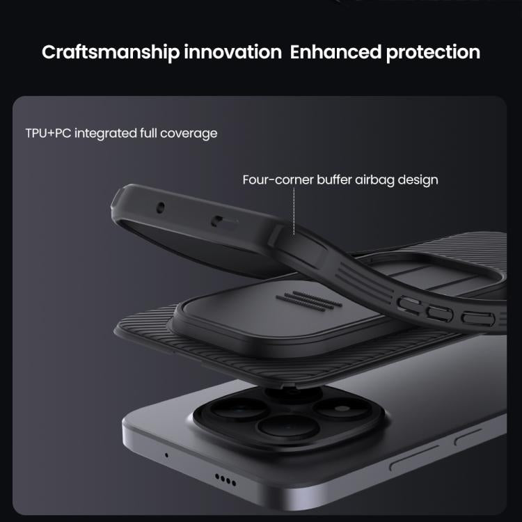 NILLKIN CamShield Pro PC Phone Case, For Redmi Note 15 Pro+ 5G Global 163.3mm, For Redmi Note 15 Pro 5G Global 163.6mm