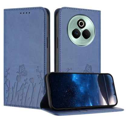 Tulips Butterfly Pattern Magnetic Vegan Leather Phone Case, For Realme C71 4G, For Realme GT 7 Global / India, For Realme 14T 5G, For Realme 14 / Realme P3 5G, For Realme P3 Ultra 5G, For Realme P3 Pro, For Realme 14 Pro+, For Realme 14 Pro            ...