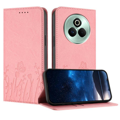 Tulips Butterfly Pattern Magnetic Vegan Leather Phone Case, For Realme C71 4G, For Realme GT 7 Global / India, For Realme 14T 5G, For Realme 14 / Realme P3 5G, For Realme P3 Ultra 5G, For Realme P3 Pro, For Realme 14 Pro+, For Realme 14 Pro            ...