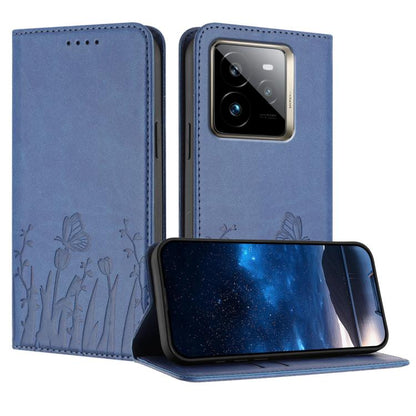 Tulips Butterfly Pattern Magnetic Vegan Leather Phone Case, For Realme C71 4G, For Realme GT 7 Global / India, For Realme 14T 5G, For Realme 14 / Realme P3 5G, For Realme P3 Ultra 5G, For Realme P3 Pro, For Realme 14 Pro+, For Realme 14 Pro            ...