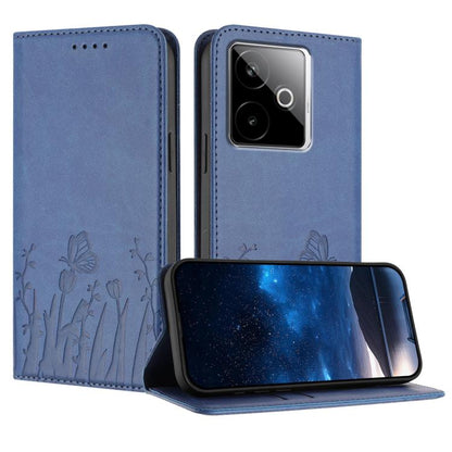 Tulips Butterfly Pattern Magnetic Vegan Leather Phone Case, For Realme C71 4G, For Realme GT 7 Global / India, For Realme 14T 5G, For Realme 14 / Realme P3 5G, For Realme P3 Ultra 5G, For Realme P3 Pro, For Realme 14 Pro+, For Realme 14 Pro            ...