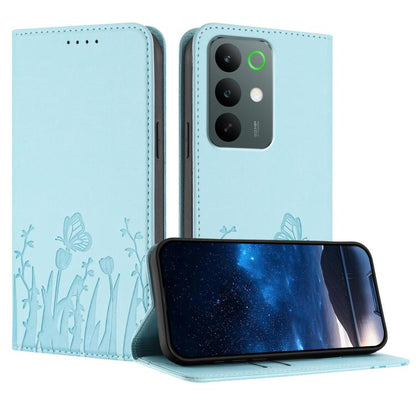 Tulips Butterfly Pattern Magnetic Vegan Leather Phone Case, For Realme C85 5G / Realme 15x India, For Realme C85 Pro 4G, For Realme P4 Pro 5G, For Realme P4 5G, For Realme 15T 5G, For Realme C63 4G / C61 / Note 60 / Note 60x                            ...