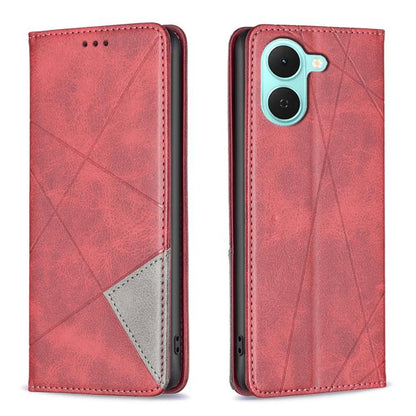 Rhombus Texture Magnetic Leather Phone Case, For Tecno Pova Curve 2 5G, For Tecno Spark 50 4G, For Tecno Camon 50 Pro 4G, For Tecno Camon 50 4G, For Tecno Spark Go 3
