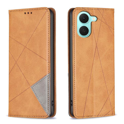 Rhombus Texture Magnetic Leather Phone Case, For Tecno Pova Curve 2 5G, For Tecno Spark 50 4G, For Tecno Camon 50 Pro 4G, For Tecno Camon 50 4G, For Tecno Spark Go 3