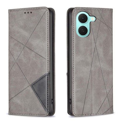 Rhombus Texture Magnetic Leather Phone Case, For Tecno Pova Curve 2 5G, For Tecno Spark 50 4G, For Tecno Camon 50 Pro 4G, For Tecno Camon 50 4G, For Tecno Spark Go 3