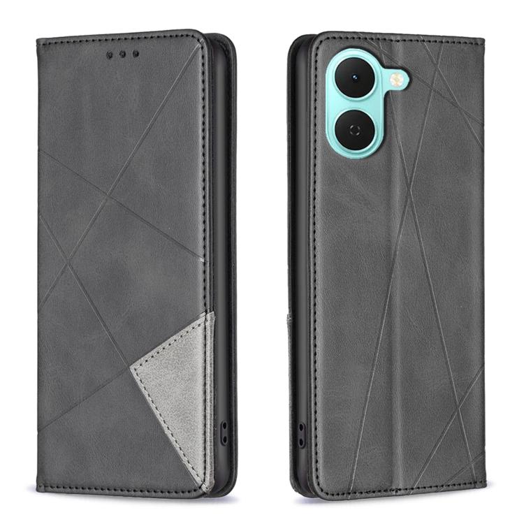 Rhombus Texture Magnetic Leather Phone Case, For Tecno Pova Curve 2 5G, For Tecno Spark 50 4G, For Tecno Camon 50 Pro 4G, For Tecno Camon 50 4G, For Tecno Spark Go 3