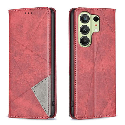 Rhombus Texture Magnetic Leather Phone Case, For Tecno Pova Curve 2 5G, For Tecno Spark 50 4G, For Tecno Camon 50 Pro 4G, For Tecno Camon 50 4G, For Tecno Spark Go 3