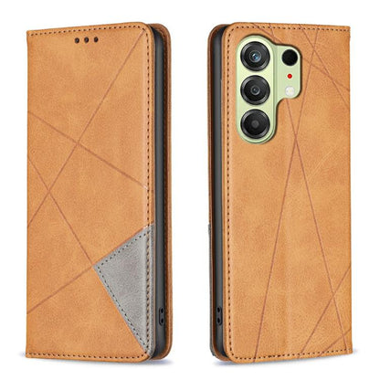 Rhombus Texture Magnetic Leather Phone Case, For Tecno Pova Curve 2 5G, For Tecno Spark 50 4G, For Tecno Camon 50 Pro 4G, For Tecno Camon 50 4G, For Tecno Spark Go 3