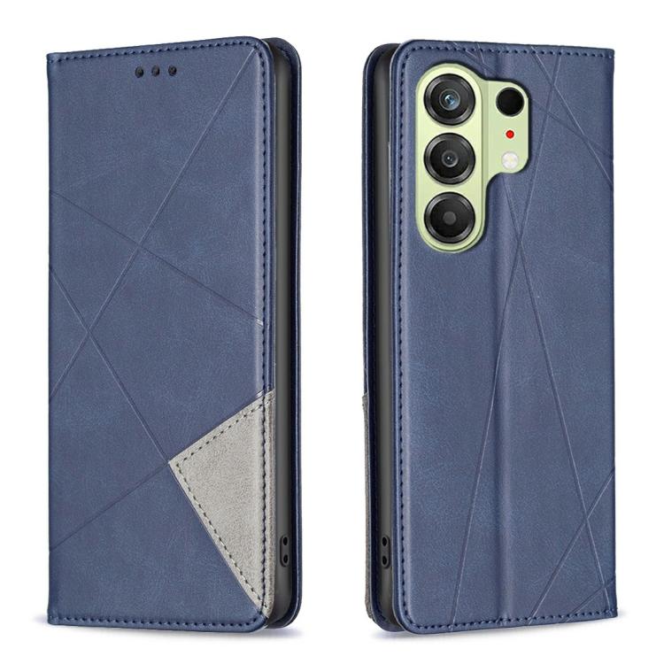 Rhombus Texture Magnetic Leather Phone Case, For Tecno Pova Curve 2 5G, For Tecno Spark 50 4G, For Tecno Camon 50 Pro 4G, For Tecno Camon 50 4G, For Tecno Spark Go 3