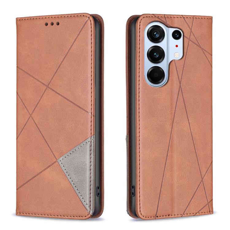 Rhombus Texture Magnetic Leather Phone Case, For Tecno Pova Curve 2 5G, For Tecno Spark 50 4G, For Tecno Camon 50 Pro 4G, For Tecno Camon 50 4G, For Tecno Spark Go 3
