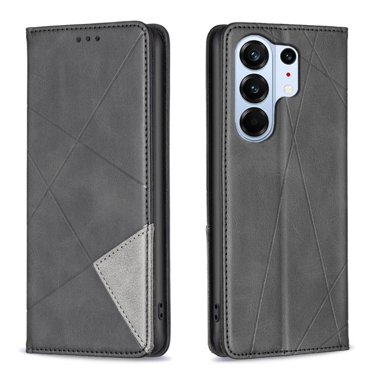 Rhombus Texture Magnetic Leather Phone Case, For Tecno Pova Curve 2 5G, For Tecno Spark 50 4G, For Tecno Camon 50 Pro 4G, For Tecno Camon 50 4G, For Tecno Spark Go 3