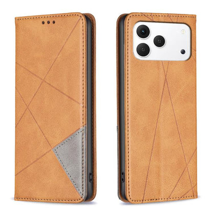 Rhombus Texture Magnetic Leather Phone Case, For Tecno Pova Curve 2 5G, For Tecno Spark 50 4G, For Tecno Camon 50 Pro 4G, For Tecno Camon 50 4G, For Tecno Spark Go 3