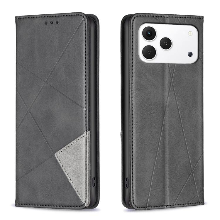Rhombus Texture Magnetic Leather Phone Case, For Tecno Pova Curve 2 5G, For Tecno Spark 50 4G, For Tecno Camon 50 Pro 4G, For Tecno Camon 50 4G, For Tecno Spark Go 3