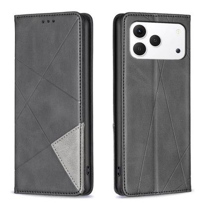 Rhombus Texture Magnetic Leather Phone Case, For Tecno Pova Curve 2 5G, For Tecno Spark 50 4G, For Tecno Camon 50 Pro 4G, For Tecno Camon 50 4G, For Tecno Spark Go 3
