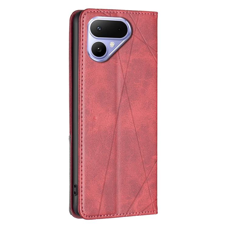 Rhombus Texture Magnetic Leather Phone Case, For Tecno Pova Curve 2 5G, For Tecno Spark 50 4G, For Tecno Camon 50 Pro 4G, For Tecno Camon 50 4G, For Tecno Spark Go 3