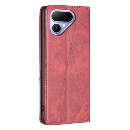 Rhombus Texture Magnetic Leather Phone Case, For Tecno Pova Curve 2 5G, For Tecno Spark 50 4G, For Tecno Camon 50 Pro 4G, For Tecno Camon 50 4G, For Tecno Spark Go 3