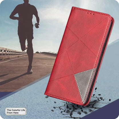 Rhombus Texture Magnetic Leather Phone Case, For Tecno Pova Curve 2 5G, For Tecno Spark 50 4G, For Tecno Camon 50 Pro 4G, For Tecno Camon 50 4G, For Tecno Spark Go 3