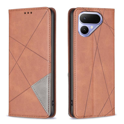Rhombus Texture Magnetic Leather Phone Case, For Tecno Pova Curve 2 5G, For Tecno Spark 50 4G, For Tecno Camon 50 Pro 4G, For Tecno Camon 50 4G, For Tecno Spark Go 3