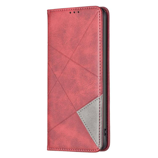 Rhombus Texture Magnetic Leather Phone Case, For Tecno Pova 8 5G, For Tecno Pova Curve 2 5G, For Tecno Spark 50 4G, For Tecno Camon 50 Pro 4G, For Tecno Camon 50 4G, For Tecno Spark Go 3