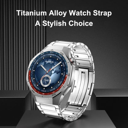 H-Shaped Detachable Press Folding Clasp Titanium Alloy Watch Band, 22mm