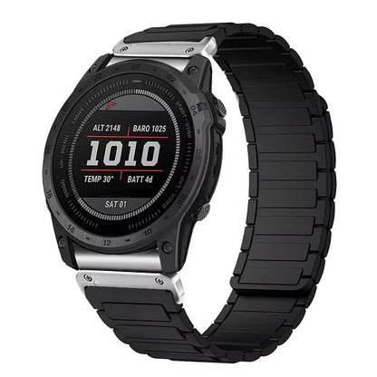 Three Beads Magnetic Silicone Watch Band, For Garmin 26mm, For Garmin 22mm, For Garmin 20mm