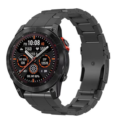 Safety Bckle Titanium Alloy Quick Release Watch Band, For Garmin 26mm, For Garmin 22mm
