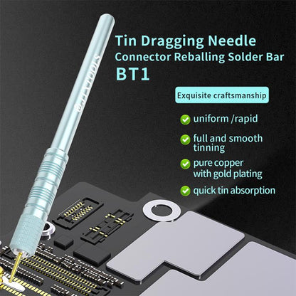 JTX BT1 Tin Dragging Needle Connector Reballing Solder Bar Set, JTX BT1