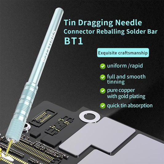 JTX BT1 Tin Dragging Needle Connector Reballing Solder Bar Set, JTX BT1
