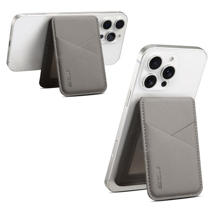 ESEBLE S2 Faux Leather Texture Magnetic RFID Mobile Phone Card Slots Holder