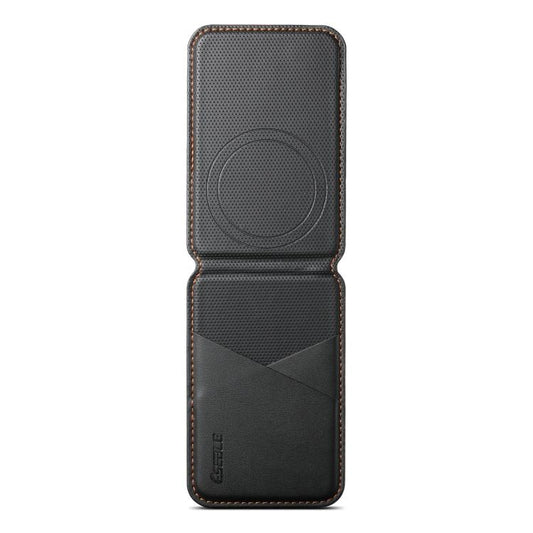 ESEBLE S3 Color Blocked Faux Leather Texture Magnetic RFID Mobile Phone Card Slots Holder