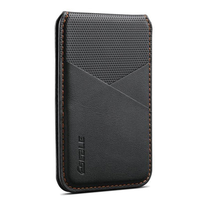 ESEBLE S3 Color Blocked Faux Leather Texture Magnetic RFID Mobile Phone Card Slots Holder
