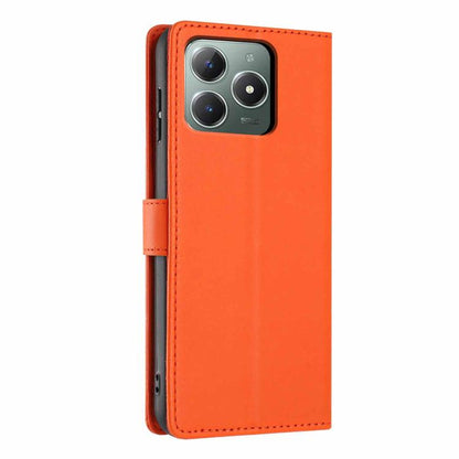 Tree Cat Embossed Flip Vegan Leather Phone Case, For Realme C61 / C63