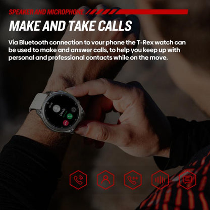 T-Rex 1.43 inch AMOLED Display Rugged Smart Watch with Built-in Flashlight