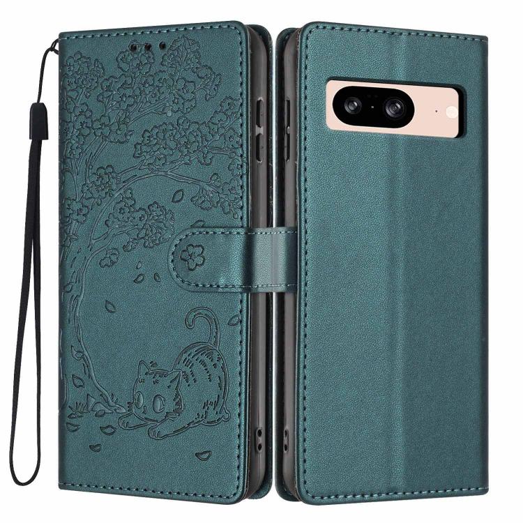 Tree Cat Embossed Flip Vegan Leather Phone Case, For Google Pixel 10a, For Google Pixel 10 Pro XL, For Google Pixel 10 / 10 Pro, For Google Pixel 9a, For Google Pixel 9 Pro XL, For Google Pixel 9 / 9 Pro, For Google Pixel 8a, For Google Pixel 8 Pro    ...
