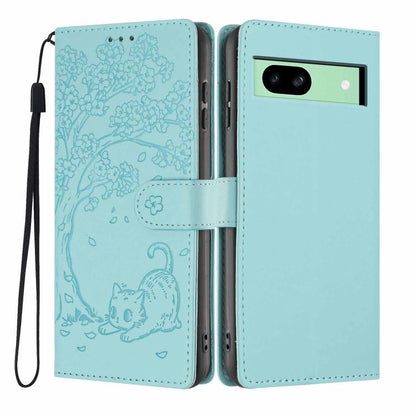 Tree Cat Embossed Flip Vegan Leather Phone Case, For Google Pixel 10a, For Google Pixel 10 Pro XL, For Google Pixel 10 / 10 Pro, For Google Pixel 9a, For Google Pixel 9 Pro XL, For Google Pixel 9 / 9 Pro, For Google Pixel 8a, For Google Pixel 8 Pro    ...
