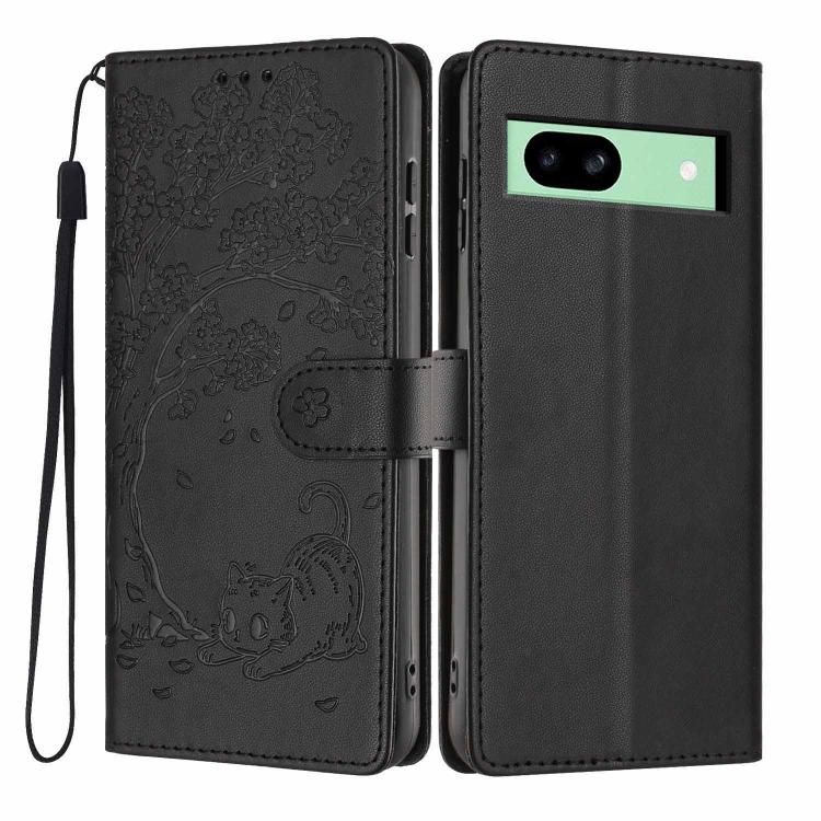 Tree Cat Embossed Flip Vegan Leather Phone Case, For Google Pixel 10a, For Google Pixel 10 Pro XL, For Google Pixel 10 / 10 Pro, For Google Pixel 9a, For Google Pixel 9 Pro XL, For Google Pixel 9 / 9 Pro, For Google Pixel 8a, For Google Pixel 8 Pro    ...
