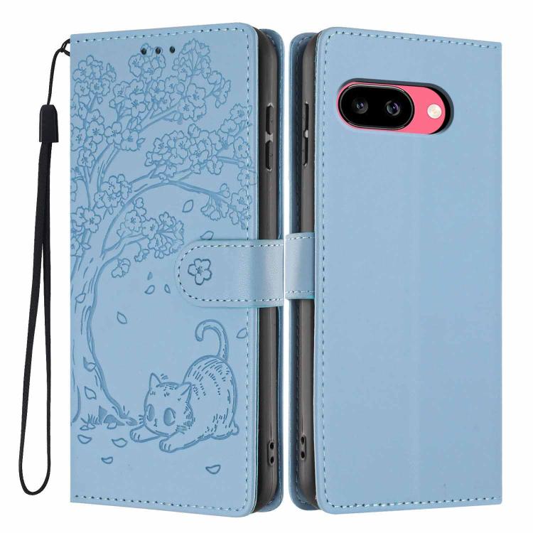Tree Cat Embossed Flip Vegan Leather Phone Case, For Google Pixel 10a, For Google Pixel 10 Pro XL, For Google Pixel 10 / 10 Pro, For Google Pixel 9a, For Google Pixel 9 Pro XL, For Google Pixel 9 / 9 Pro, For Google Pixel 8a, For Google Pixel 8 Pro    ...