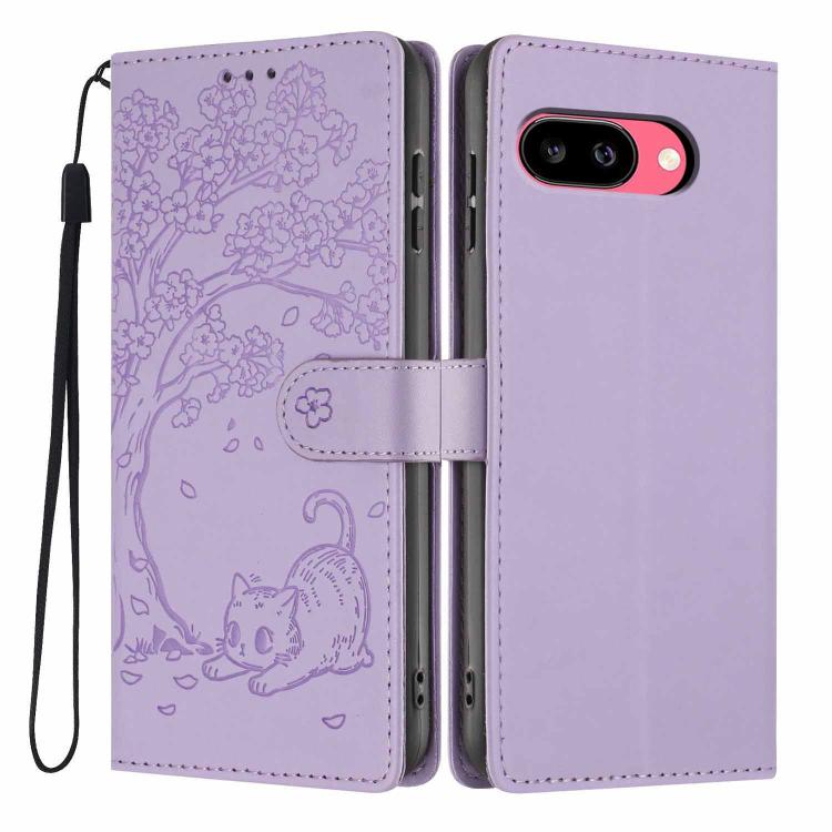 Tree Cat Embossed Flip Vegan Leather Phone Case, For Google Pixel 10a, For Google Pixel 10 Pro XL, For Google Pixel 10 / 10 Pro, For Google Pixel 9a, For Google Pixel 9 Pro XL, For Google Pixel 9 / 9 Pro, For Google Pixel 8a, For Google Pixel 8 Pro    ...