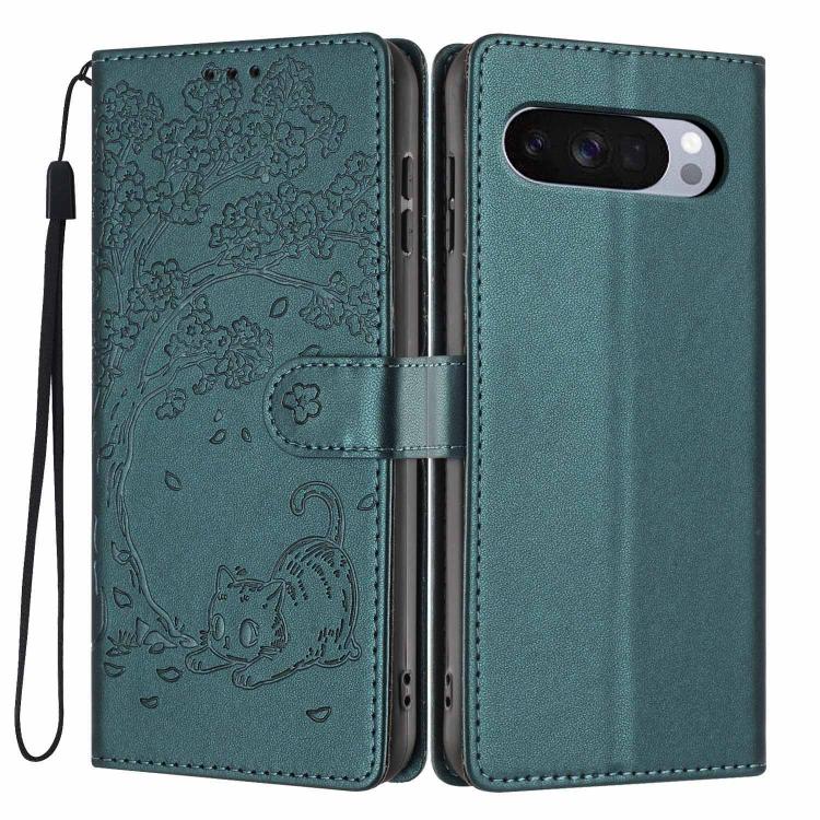 Tree Cat Embossed Flip Vegan Leather Phone Case, For Google Pixel 10a, For Google Pixel 10 Pro XL, For Google Pixel 10 / 10 Pro, For Google Pixel 9a, For Google Pixel 9 Pro XL, For Google Pixel 9 / 9 Pro, For Google Pixel 8a, For Google Pixel 8 Pro    ...