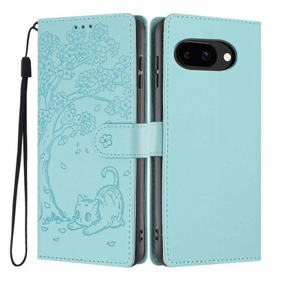 Tree Cat Embossed Flip Vegan Leather Phone Case, For Google Pixel 10a, For Google Pixel 10 Pro XL, For Google Pixel 10 / 10 Pro, For Google Pixel 9a, For Google Pixel 9 Pro XL, For Google Pixel 9 / 9 Pro, For Google Pixel 8a, For Google Pixel 8 Pro    ...