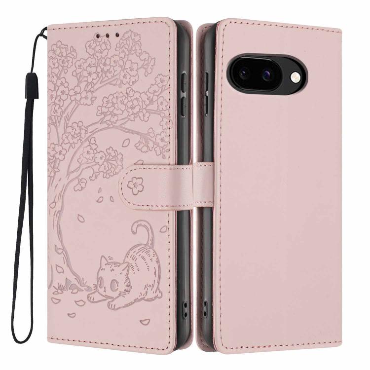 Tree Cat Embossed Flip Vegan Leather Phone Case, For Google Pixel 10a, For Google Pixel 10 Pro XL, For Google Pixel 10 / 10 Pro, For Google Pixel 9a, For Google Pixel 9 Pro XL, For Google Pixel 9 / 9 Pro, For Google Pixel 8a, For Google Pixel 8 Pro    ...