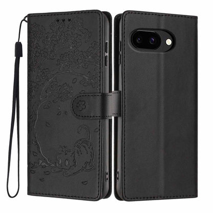 Tree Cat Embossed Flip Vegan Leather Phone Case, For Google Pixel 10a, For Google Pixel 10 Pro XL, For Google Pixel 10 / 10 Pro, For Google Pixel 9a, For Google Pixel 9 Pro XL, For Google Pixel 9 / 9 Pro, For Google Pixel 8a, For Google Pixel 8 Pro    ...