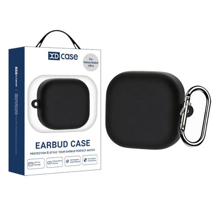 XDcase Solid Color Liquid Silicone Earbuds Case with Hook, For Samsung Galaxy Buds4 / 4 Pro