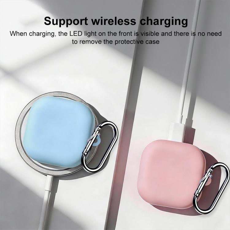 XDcase Solid Color Liquid Silicone Earbuds Case with Hook, For Samsung Galaxy Buds4 / 4 Pro