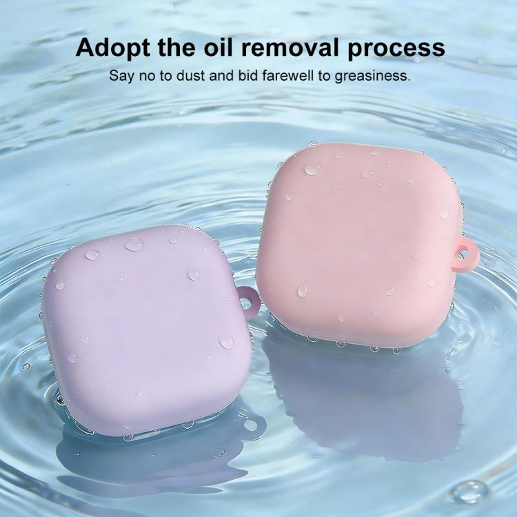 XDcase Solid Color Liquid Silicone Earbuds Case with Hook, For Samsung Galaxy Buds4 / 4 Pro