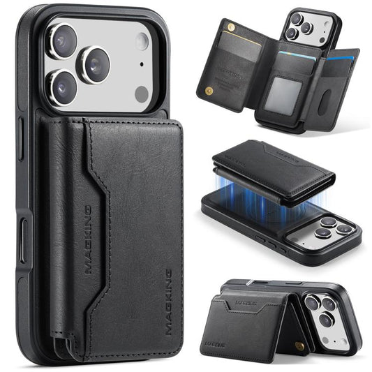 MAGKING K3 Series MagSafe RFID K3 Pro Card Bag Detachable Phone Case, For iPhone 18 Pro / 17 Pro, For iPhone 18 Pro Max / 17 Pro Max, For iPhone Air