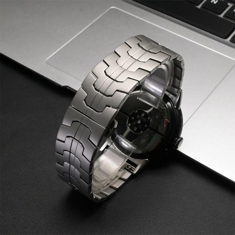 Bracelet de montre en acier inoxydable avec boucle papillon Iron Man, pour Google Pixel Watch 4 / 3 / 2 / 1 41mm